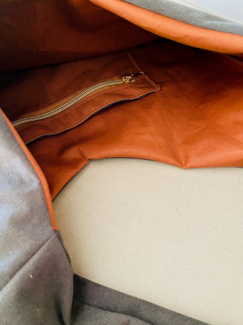 Beuteltasche mit Innenfach - handmade by SUNIKAT