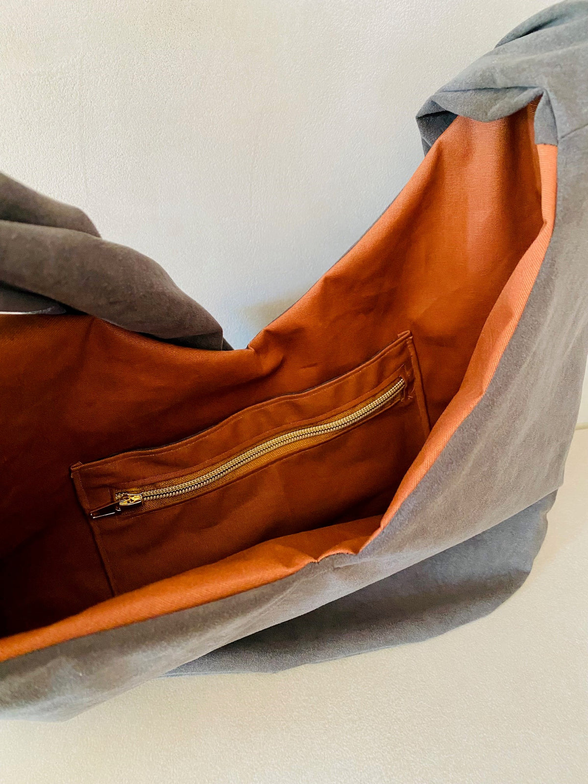 Beuteltasche mit Innenfach - handmade by SUNIKAT